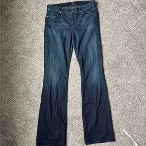 Citizens Of Humanity Dark Blue Flare Jeans